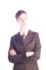 Blurred businesswoman in suit and tie.jpg